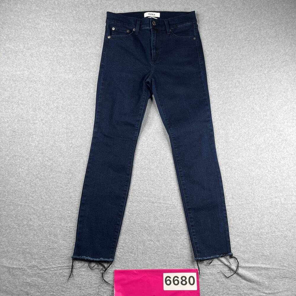 Pistola Denim Jeans Womens Size 27 Dark Wash Casual Stretch Made In USA